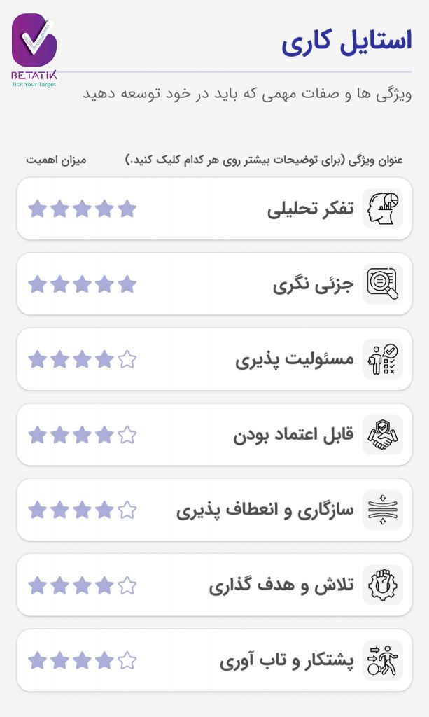 استایل کاری برای عنوان شغلی یک متخصص بازاریابی محتوایی